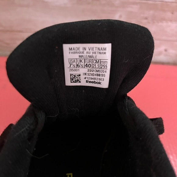 Reebok CL Harman Run shoes 7.5 men’s black - Picture 5 of 5